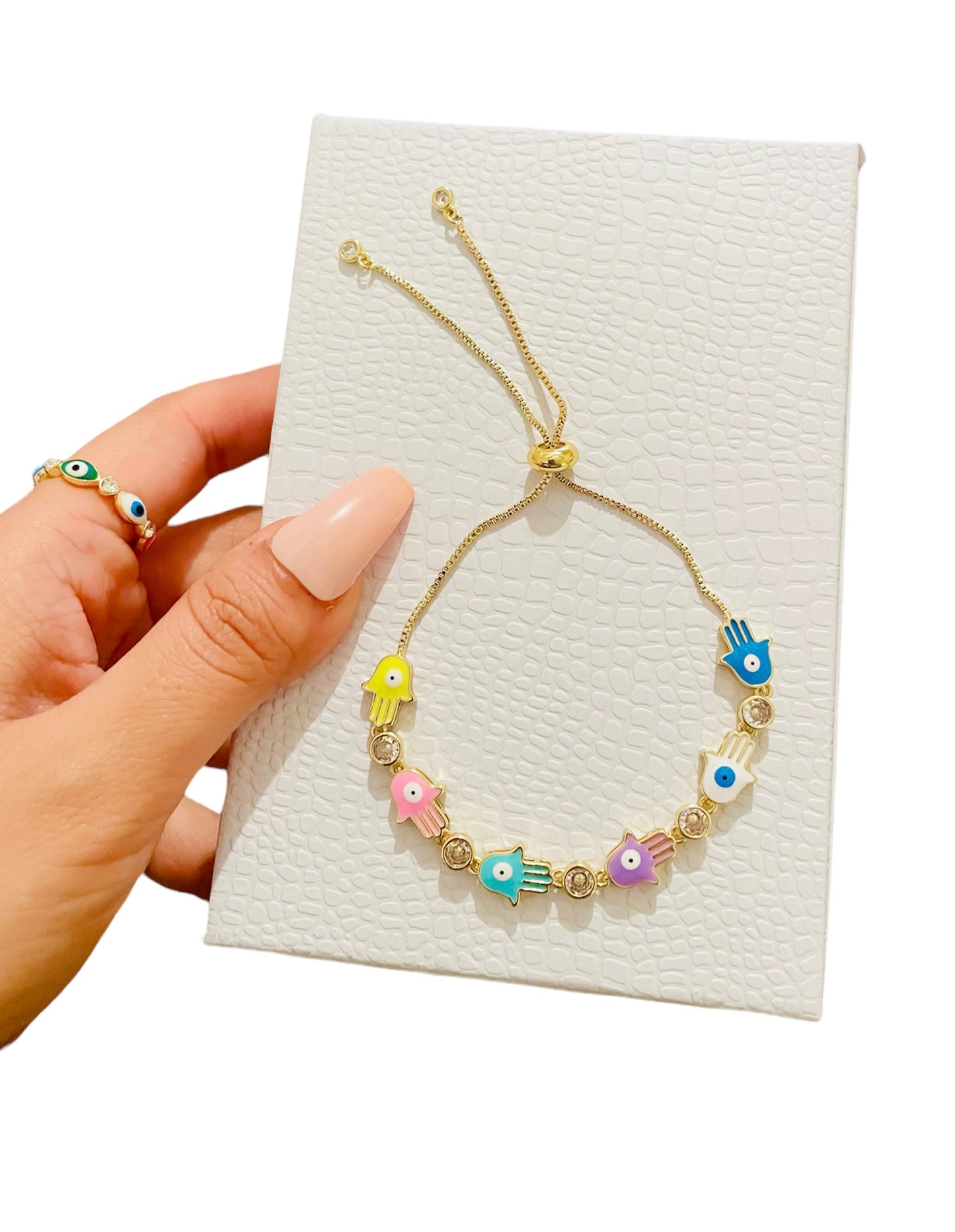 Pastel Hamsa Bracelet