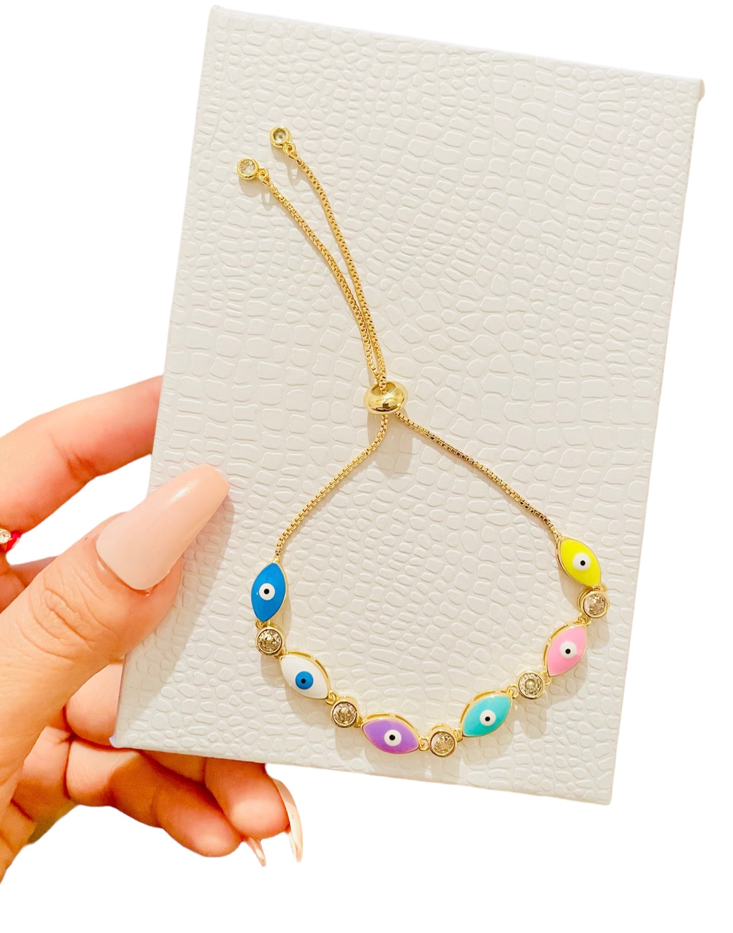 Pastel Evil Eye Bracelet