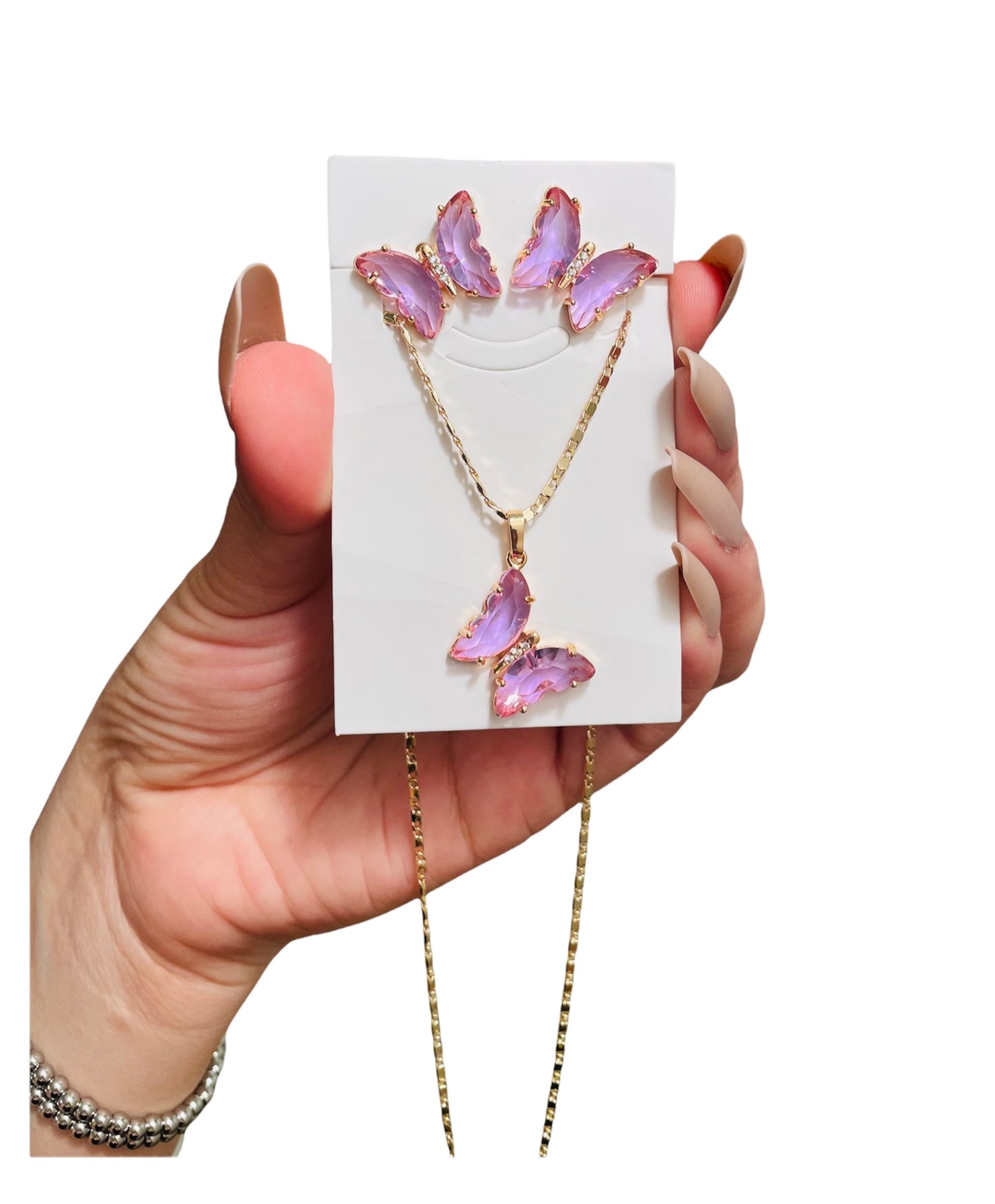 Crystal Butterfly Set